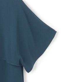23区 【先行予約】ストレッチジョーゼット ケープ風ワンピース