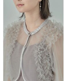 earth music&ecology ＳＥＴ２点チュールブラウス付きキャミワンピース