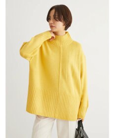 Green Parks 洗える　バックスリットニットプルオーバー