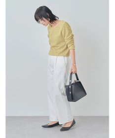 Green Parks ストレートタックデニムパンツ