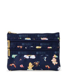 LeSportsac 3ZIP COSMETIC/ケアベアドリームズネイビー