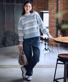 ANY パターンボーダーニット