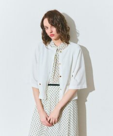 GRACE CONTINENTAL ハイツイストコットンカーディガン