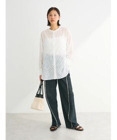 Green Parks ２ＷＡＹ　リーフジャガードシアーシャツ