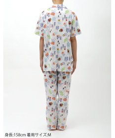 Wing ウイングスリープ パジャマ 5分袖 長ズボン 綿レーヨン天竺素材 レディース EP8024 ウイング／ワコール