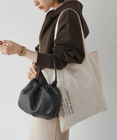 russet ［インフルエンサースタッフ企画］ロゴトートバッグ(Z-221)