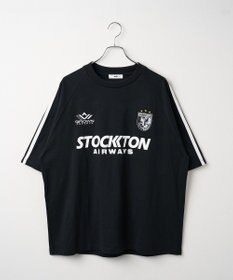 WEGO 【ユニセックス着用ITEM/手洗い可/MLサイズ】ラインゲームロゴT