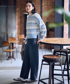 ANY パターンボーダーニット