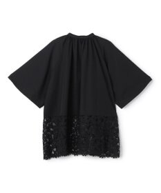 UNFILO L レースヘム ギャザーブラウス