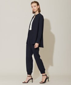 ICB 【接触冷感・UVケア・速乾・洗える】 FluidBackSatin シャツブラウス