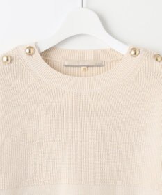 自由区 【洗える】ウールミックス フレンチマリン風ニット