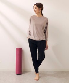 OP／FILA 【Kappa】フィットネスウェア 上下セット 長袖Ｔシャツ＋ロングパンツ