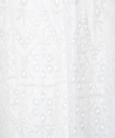 earth music&ecology パフスリーブ楊柳刺繍チュニック