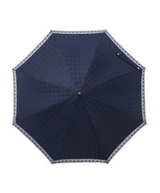 MOONBAT DAKS(ダックス) 晴雨兼用日傘 長傘 ハウスチェックジャカード×オーガンジーレース