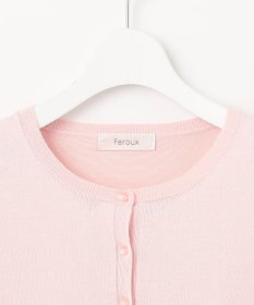 Feroux 【接触冷感・UVカット】ハーフスリーブ カーディガン