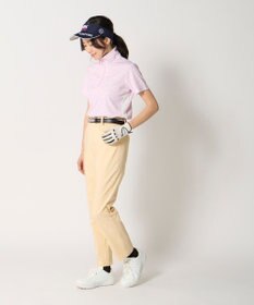 FILA GOLF／marie claire 【marie claire SPORT】 ハートデザイン柄ハーフジップ半袖シャツ