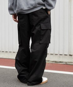WEGO 【ウエストゴム】イージーワイドカーゴパンツ