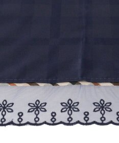 MOONBAT DAKS(ダックス) 晴雨兼用日傘 長傘 ハウスチェックジャカード×オーガンジーレース