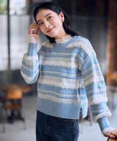 ANY パターンボーダーニット