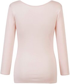 Wing あったかインナー 綿100％ 毛玉になりにくい 型くずれしにくい 【綿の贅沢 リッチ】 8分袖 長袖 秋 冬 EL4882 ウイング／ワコール