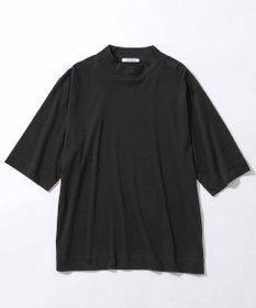 【ユニセックス】コットンハイネック Tシャツ, ホワイト系, M