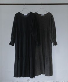 Green Parks ■ＥＳＣＡＲ　デニムピンタックカフスワンピース