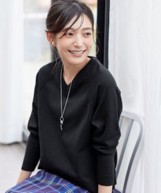 Tiaclasse 【安田美沙子さん着用・選べる2type】ラグランニットトップス