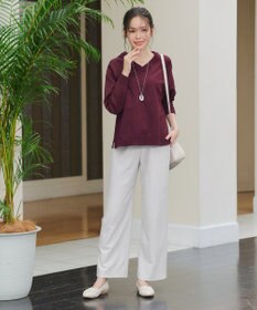 Tiaclasse 【安田美沙子さん着用・選べる2type】ラグランニットトップス