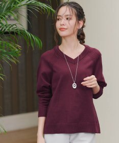 Tiaclasse 【安田美沙子さん着用・選べる2type】ラグランニットトップス