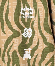 PW CIRCULUS 【UV遮蔽率99.5%  UVカット/速乾/ストレッチ】【MEN】ストライプカモフラ モックT ゴルフ