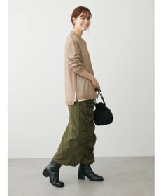 Green Parks ＳＥＴ２点ロンＴ＋メッシュニットプルオーバー