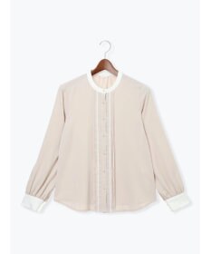 Te chichi パール釦フロントタックブラウス