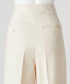 23区 S 【エステータ】ウールダブルクロス ワイドパンツ