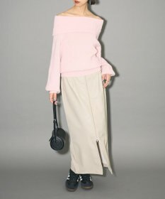 Green Parks オフショルダーニット