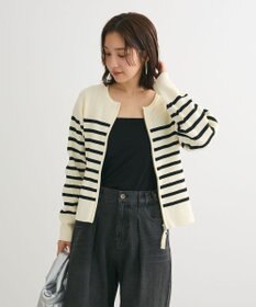 Green Parks ＺＩＰ付きニットカーディガン