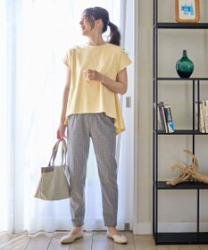 ANY L 【新色追加/洗濯機可/UVカット/ウエストゴム/ストレッチ】7daysデイリーパンツ