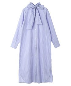 earth music&ecology ボウタイシャツワンピース