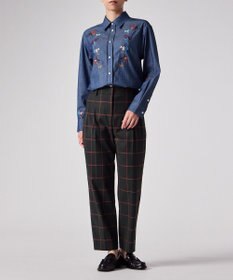 Paul Smith ダンガリー エンブロイダリーシャツ