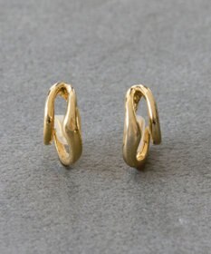 Phoebe 【金属アレルギー対応】【痛くないシリーズ】ダブルフープライトフィットイヤリング ゴールド