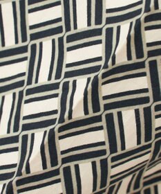 23区 S 【R(アール)】ジオメトリックプリント ワイドパンツ