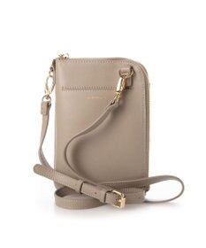 LA BAGAGERIE シープレザー　キルティングスマホショルダー