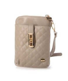 LA BAGAGERIE シープレザー　キルティングスマホショルダー