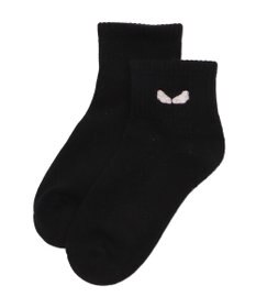 WEGO 刺繍アンクルパイルソックス