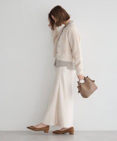 YECCA VECCA サテンフレアスカート