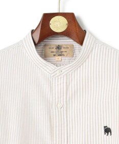 J.PRESS MEN 【IVY COLLECTION】【毎シーズン大好評】バックブル ロンストクレイジーパターン バンドカラーシャツ