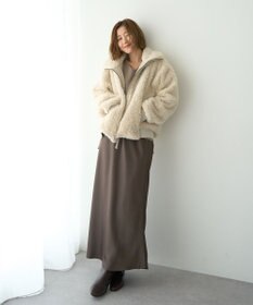 YECCA VECCA サテンフレアスカート