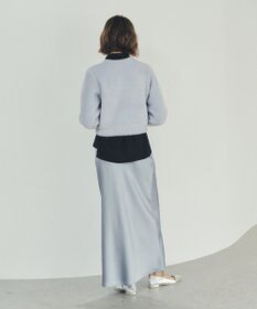 YECCA VECCA サテンフレアスカート