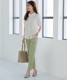 Tiaclasse 【小倉優子さん着用・洗える】カラーテーパードパンツ