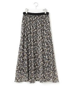 23区 L 【洗える】Ratti アブストラクトプリント スカート