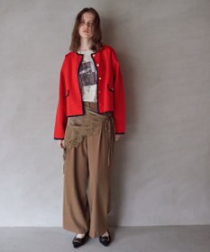 YECCA VECCA 【2点SET】レイヤードストレートパンツ